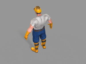 worker 3D Модель