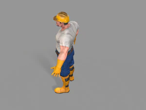 ワーカー 3Dモデル