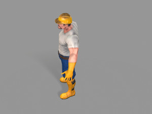 worker 3D Модель