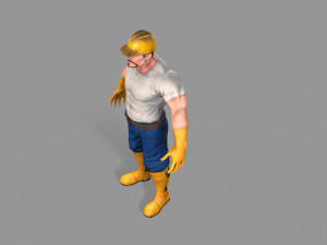 worker 3D Модель
