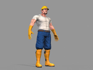 worker 3D Модель