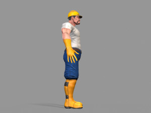worker 3D Модель