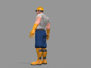 worker 3D Модель