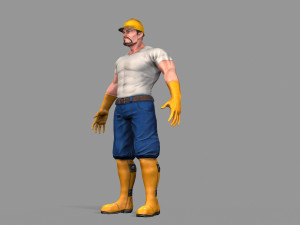 worker 3D Модель