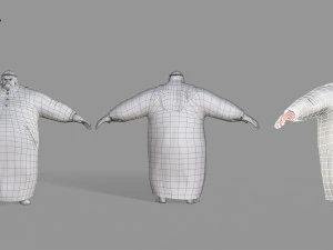 fat arab 3D Model