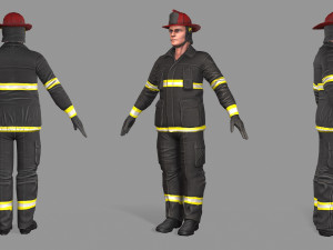 fire fighter 3D Model