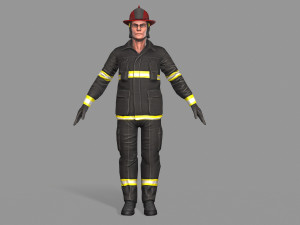 fire fighter 3D Model