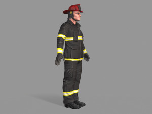 fire fighter 3D Model