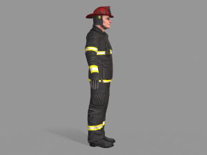 fire fighter 3D Model