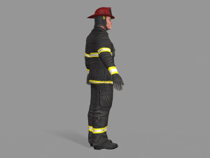 fire fighter 3D Model