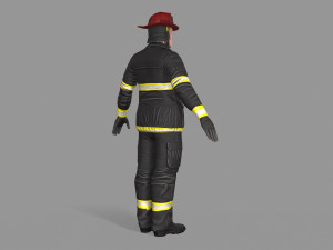 fire fighter 3D Model