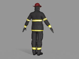 fire fighter 3D Model