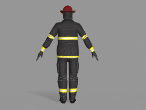 fire fighter 3D Model