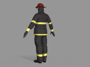fire fighter 3D Model