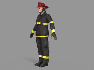fire fighter 3D Model