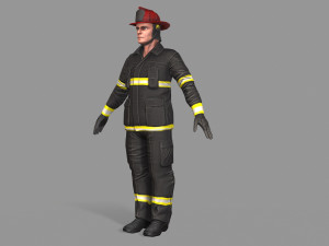 fire fighter 3D Model
