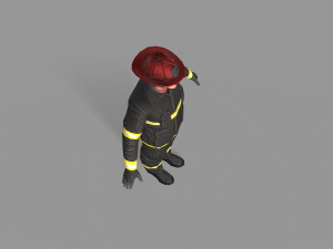 fire fighter 3D Model