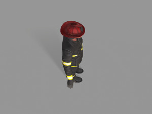 fire fighter 3D Model