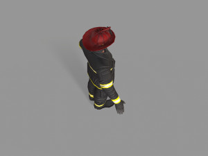 fire fighter 3D Model