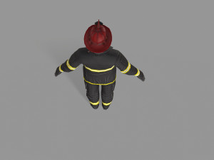 fire fighter 3D Model