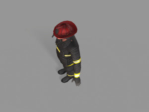 fire fighter 3D Model