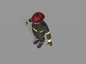 fire fighter 3D Model