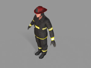 fire fighter 3D Model