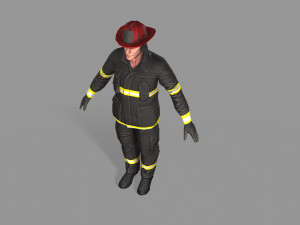 fire fighter 3D Model