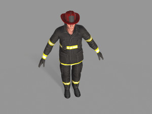 fire fighter 3D Model