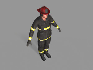 fire fighter 3D Model