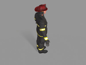 fire fighter 3D Model