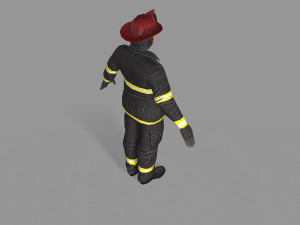fire fighter 3D Model