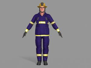 fire fighter 3D Model
