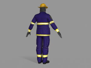 fire fighter 3D Model