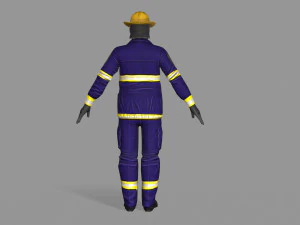 fire fighter 3D Model