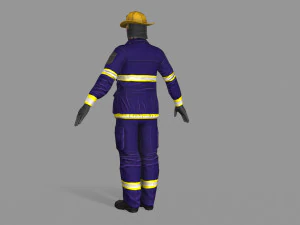 fire fighter 3D Model