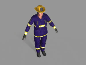 fire fighter 3D Model