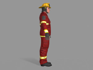 fire fighter 3D Model