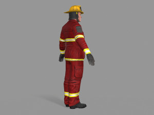 fire fighter 3D Model