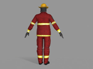 fire fighter 3D Model