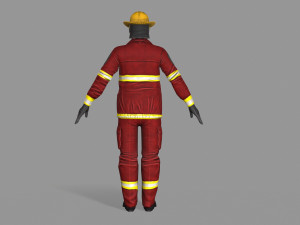 fire fighter 3D Model