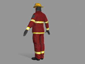 fire fighter 3D Model