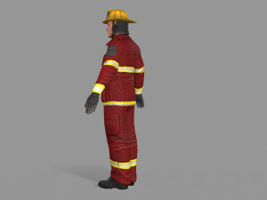 fire fighter 3D Model