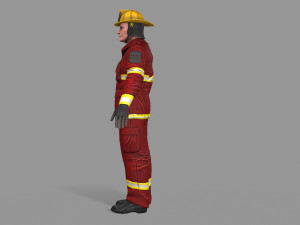 fire fighter 3D Model