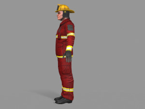 fire fighter 3D Model