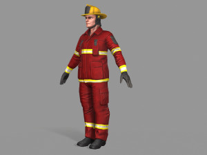 fire fighter 3D Model