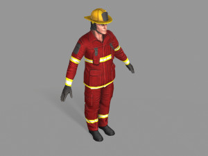 fire fighter 3D Model