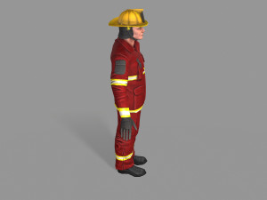 fire fighter 3D Model