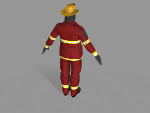 fire fighter 3D Model