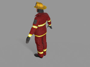 fire fighter 3D Model